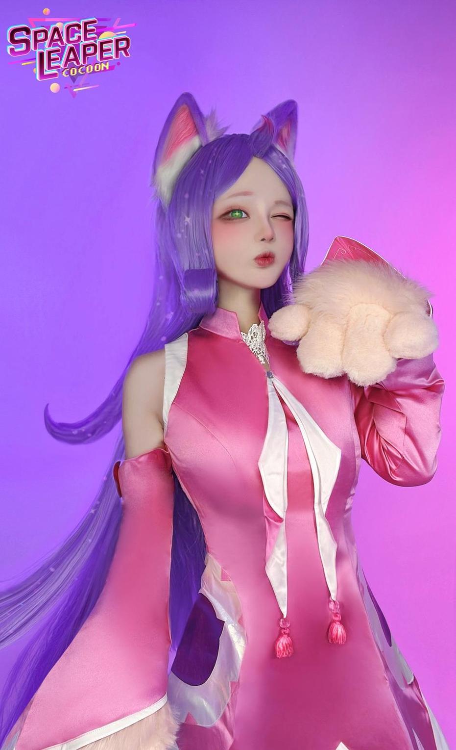 细腻而恍惚，千夜未来cos图片摄影作品，仿佛穿越于异度世界