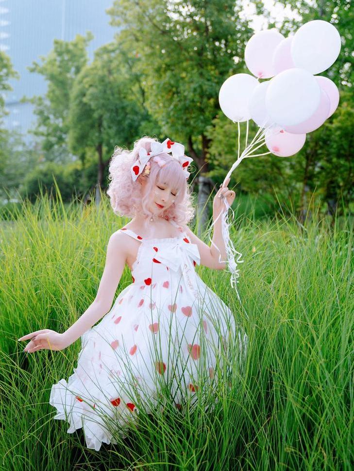 叉子宝宝蓝色吊带：coser必备的精美图包