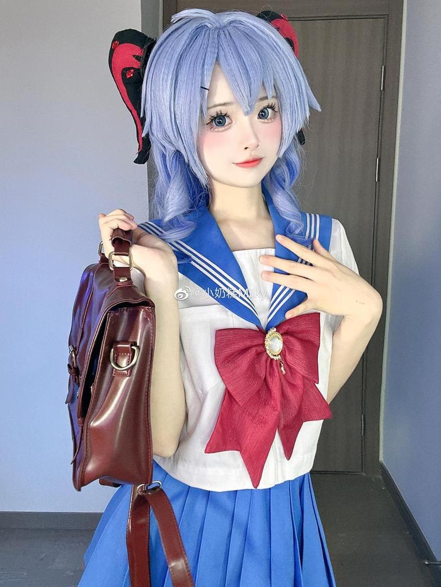 小奶糕milky森萝财团最新cos作品，照片原图全方位曝光