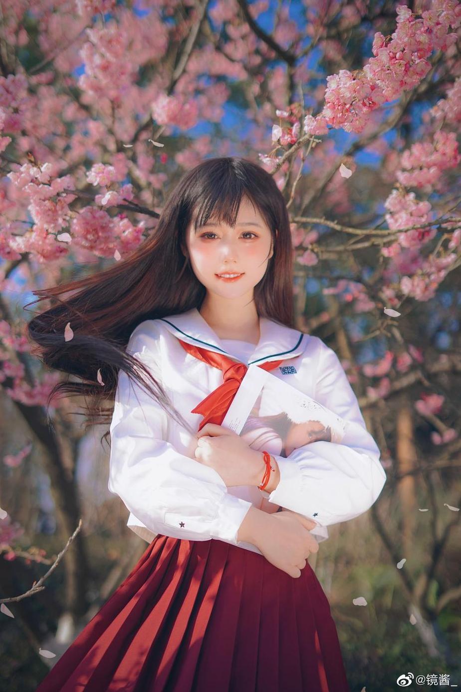 懵懂初恋，从镜酱cos如梦令中领略年轻的唯美风