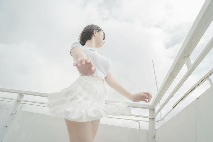 清道夫之花阿薰kaori原图曝光，宛如天使般的美貌